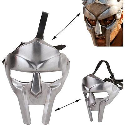 Armour Roman Gladiator Helmet Face Mask Silver MF Doom Medieval Re-Enactment Viking MASK