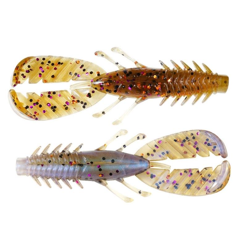 8pcs Artificial Swimbait Saltwater Fishing Tackle Fishing Baits Lure Shrimp Soft Baits 7.5cm 3.7g Crawfish Lures