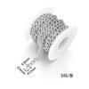 2-5Yards/Roll Aluminum Twisted Chains Gold Silver Extension Link Chain For DIY Handmade Bracelet Necklace Connectors Accessories