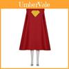 Supergirl Cosplay Costume For Women With Polyester Fabric For Halloween And Stage Shows