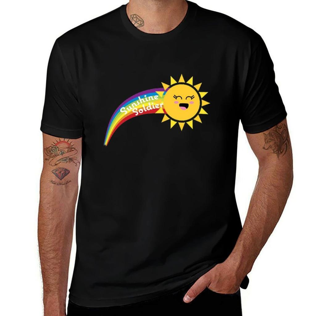 Sunshine Soldier Tshirt Casual All Match Tee Shirt For Unisex