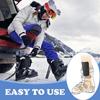 Snow Ski Shin Guards 4 Pieces Cuttable Leg Protective Gear Skiing Racing Shin Guards for Snowboarding Snowboarders Ski