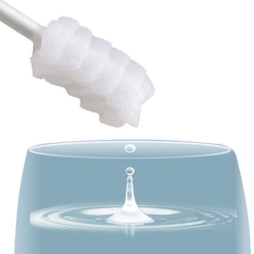 Soft Gauze Toothbrush with Baby Tongue Cleaner | Portable Baby Toothbrush for Toddlers - Gentle On Clean Skin, Individually Wrapped, for Boys and Girl