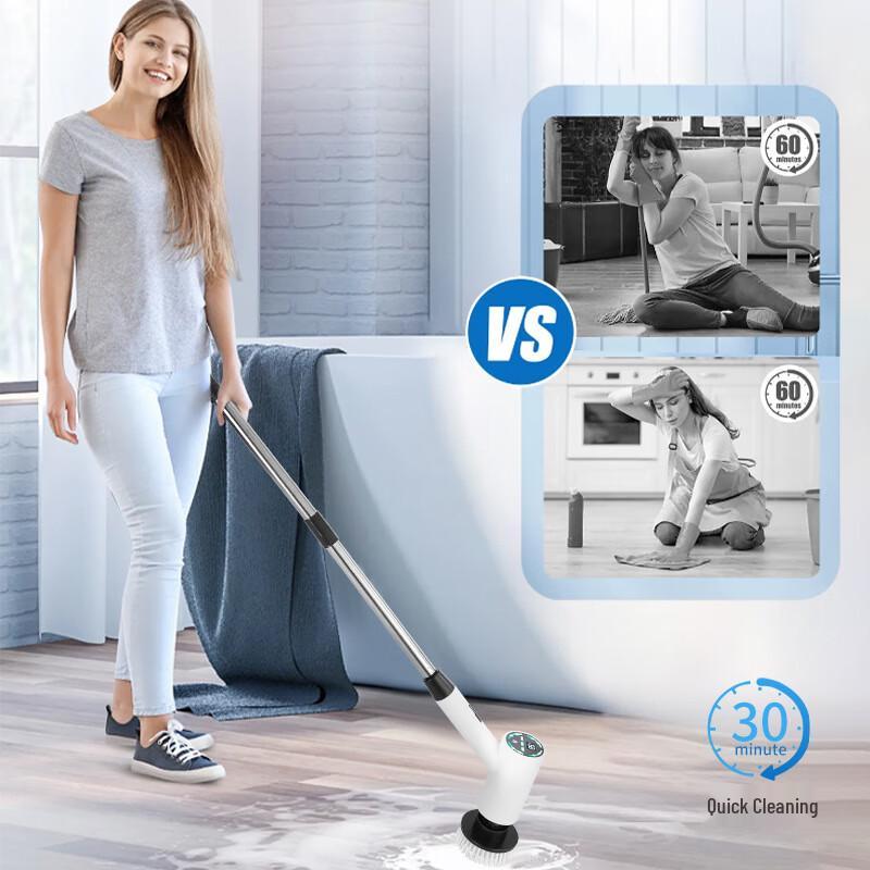 Zhishi Multifunctional Cordless Electric Cleaning Brush
