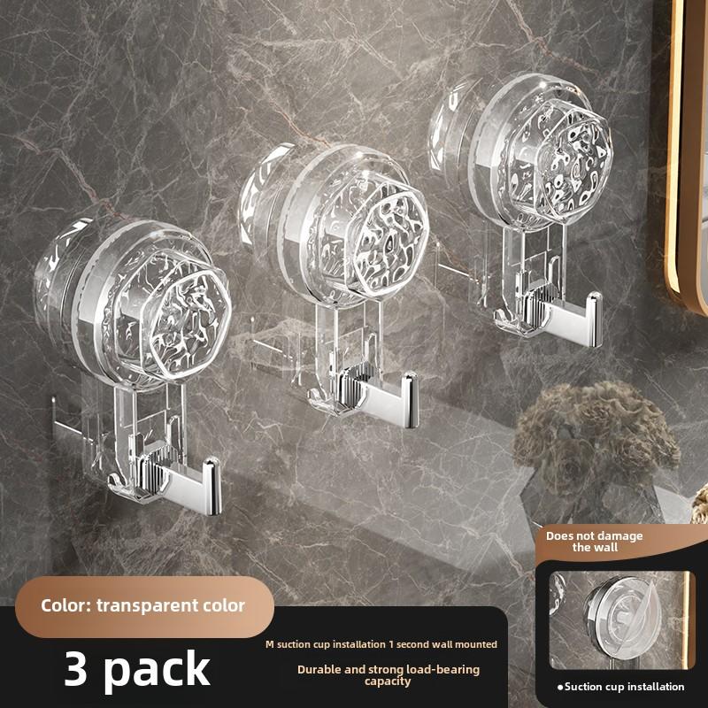 Suction Cup Hooks Household without drilling Multifunctional Wall Hanging Keys Clothes Hooks Bathroom Kitchen self-adhesive hook