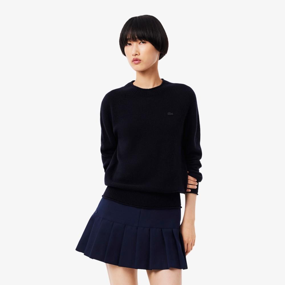 [Lacoste] Women s Carded Wool Crew Neck Sweater AF4160-55N166 34