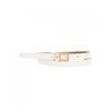 Shop   Women Premium Gold Square Ring Slim Belt White Tu Wbt 0749