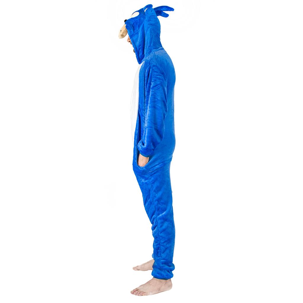 Kigurumi pigiama intero da uomo tuta intera costume sonic Costume Onesie A103 - M