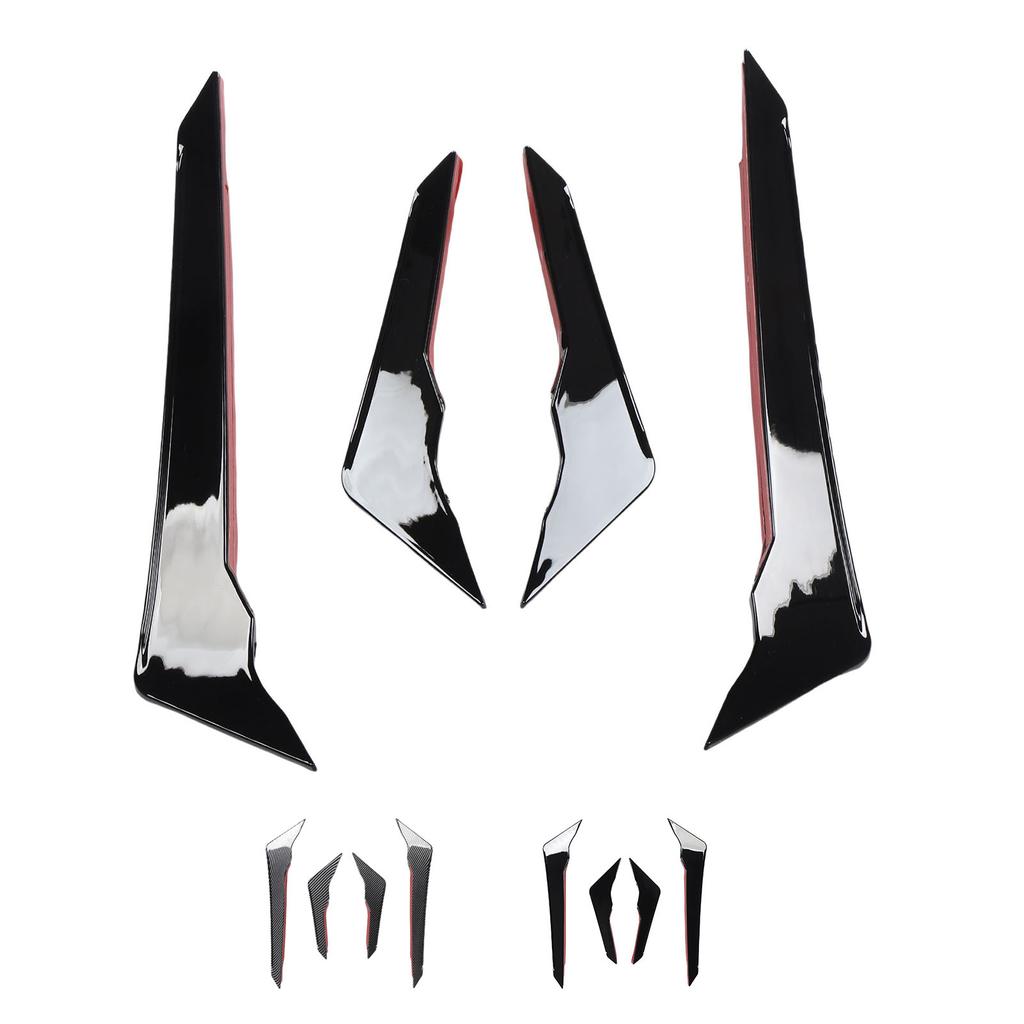 Car Front Bumper Side Spoiler Aerodynamic Left Right Front Bumper Side Air Vent Trim Fin Decor For FY S-line 2025-2025