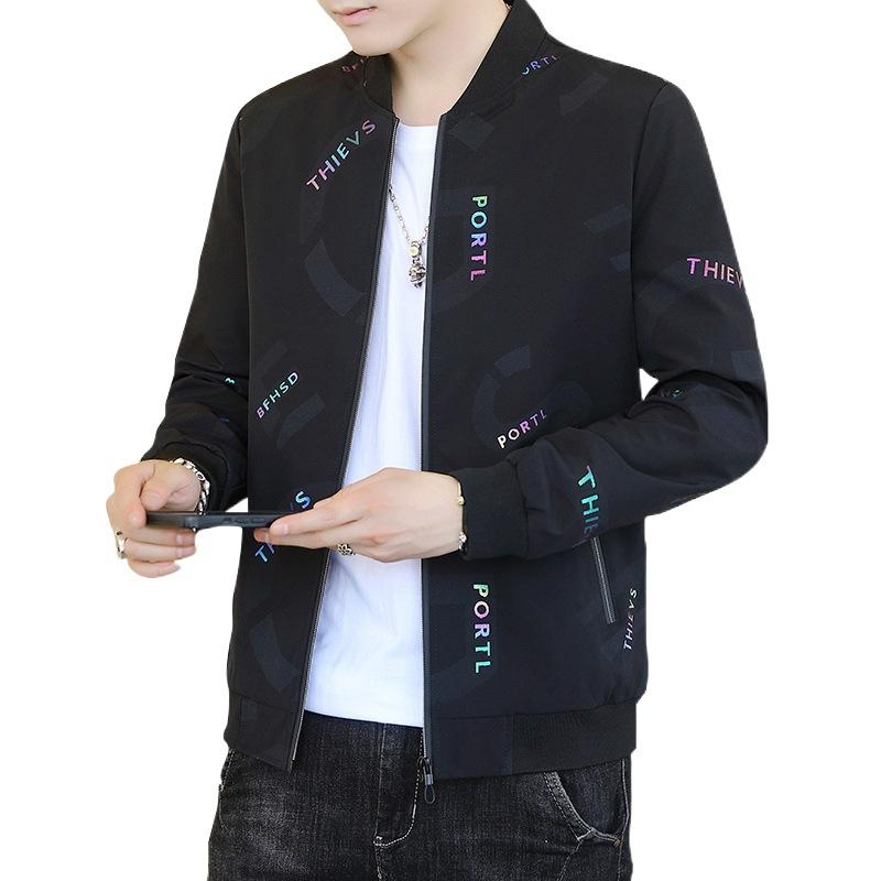 Jacket men's color blocking 2025 autumn and winter new men's youth windproof fashion casual top jacket trend