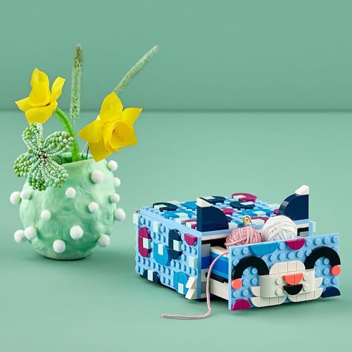 LEGO DOTS Animal Box 41805, Toy Blocks, Gift, Jewelry, Crafts, Boys and Girls, Ages 6 and Up