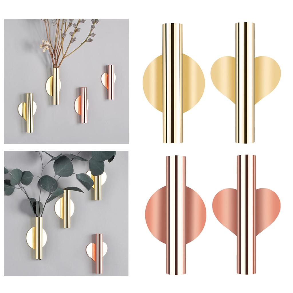 Vază de flori tub montată pe perete pentru casă, ghiveci, decorațiuni