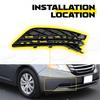 Front Bumper Fog Light Cover Bezel For Honda Odyssey 2014-2017 Passenger Black