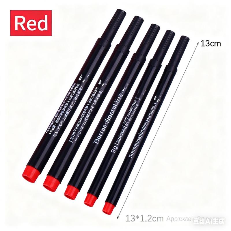 2mm Bold Tip Oil-Based Quick-Dry Waterproof Oil-Proof Permanent Marker for Plastic Metal & Wood Shipping Packaging & Coding