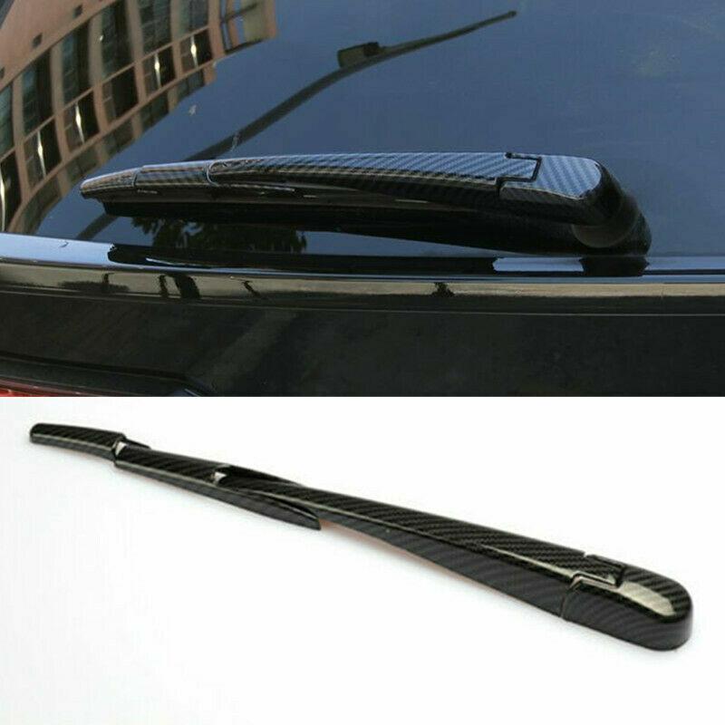 Carbon Fiber Rear Window Rain Wiper Arm Cover Trim For Honda CR-V CRV 2017-