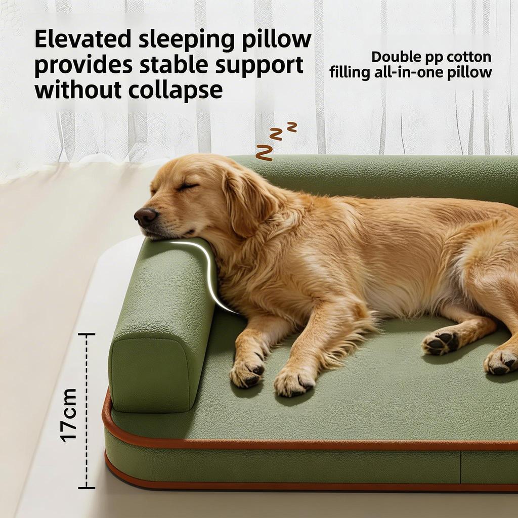 Dog Mat Suitable for All Seasons, Medium-sized and Large Waterproof and Tear Resistant Dog Bed, Summer Removable and Washable Do