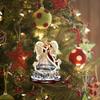 Christmas Cheerful Acrylic Tree Santa Car Charm Whimsical Home And Auto Decoration