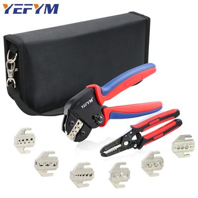 Crimping Mini Pliers YM for XH2.54/DuPont2.54/2.8/4.8/6.3/Non-Insulated/Ferrule Tube Terminals Ratchet Wire 175mm Crimper Sets