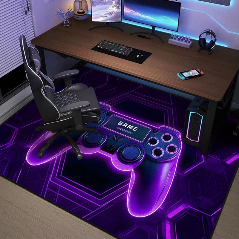 Study, E-sports Room, Carpet, Soundproof E-sports Chair, Floor Mat, Living Room, Bedroom, Office Carpet, Home Decoration