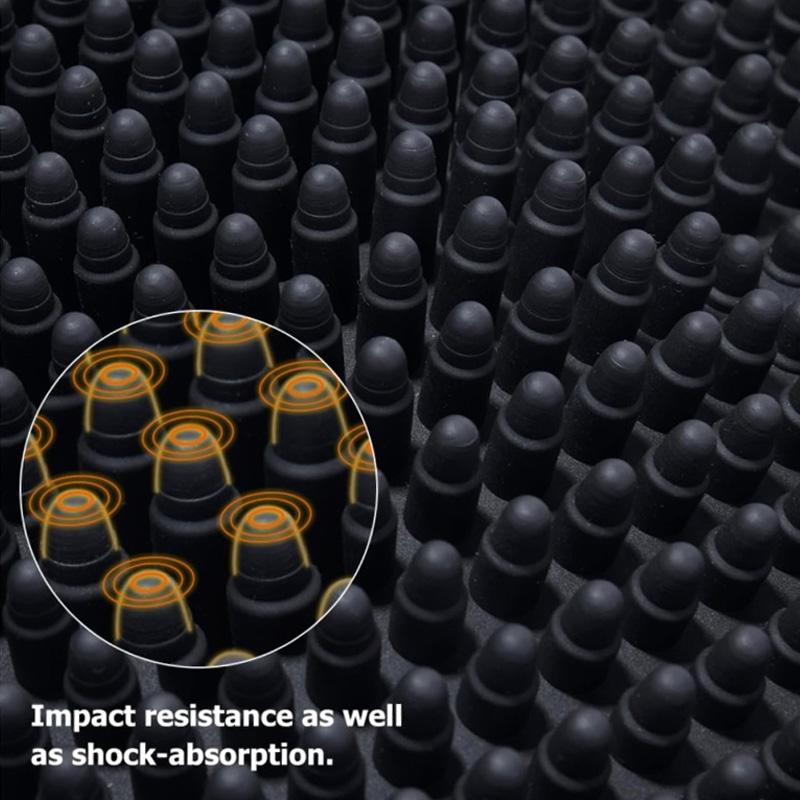 Ergonomic Motorbike Seat Pad Breathable Silicone Cover Thickened Pressure Relief Saddle Protector Comfort Riding Gear