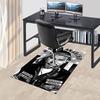 1pc Sons of Anarchy Themed Office Carpet Chair Mats - Durable Polyester Rug for Home Theater, Office, Dorm Room Decor - tA11
