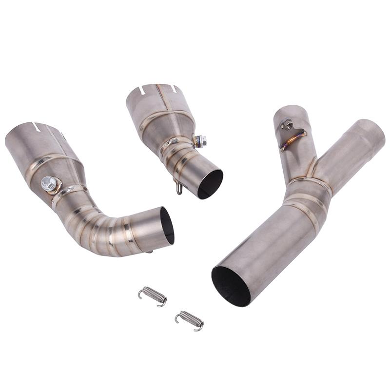 For BMW S1000RR S1000R M1000R M1000RR 2019 - 2025 Motorcycle Exhaust Escape Modified Muffler Titanium Alloy Middle Link Pipe Titanium Alloy