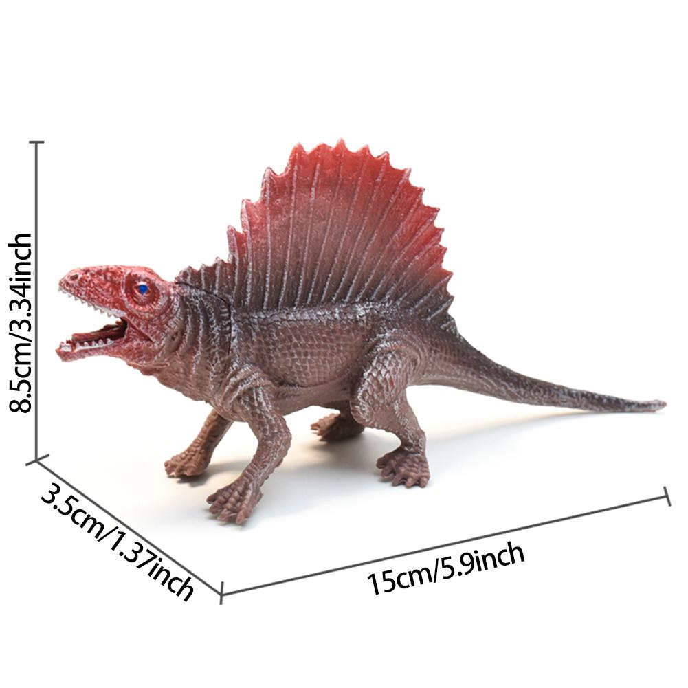 

15 см модель динозавра игрушка имитация динозавр игрушки дети дети познавательная модель коллекция тираннозавр раптор трицератопс анкилозавр стегозавр подарок Dimetrodon