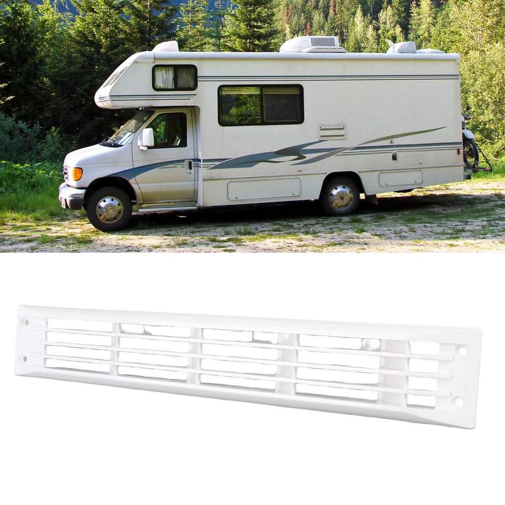 RV Louvered Vent Cover RV Louvered Vent Cover Leak Proof Side Exhaust Ventilation Cover for Yacht Trailer ABS Wide Inner Wall