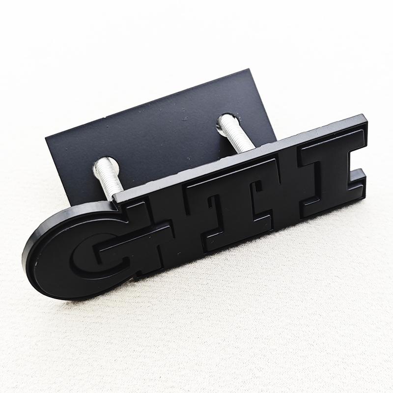 2026 New For VW VOLKSWAGEN 3D Metal Logo GTI Car Front Grille Badge Emblem For Volkswagen Polo Typ 9N3 6R AW Golf 4 5 6 8 MK3 MK