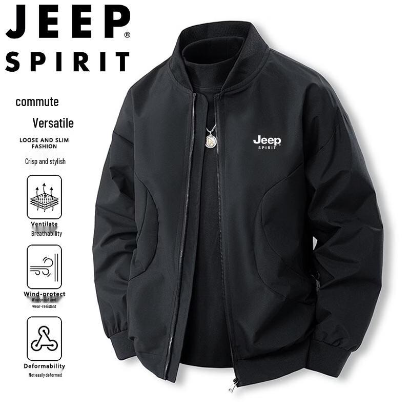 JEEP SPIRIT Men's Casual Baseball Jacket