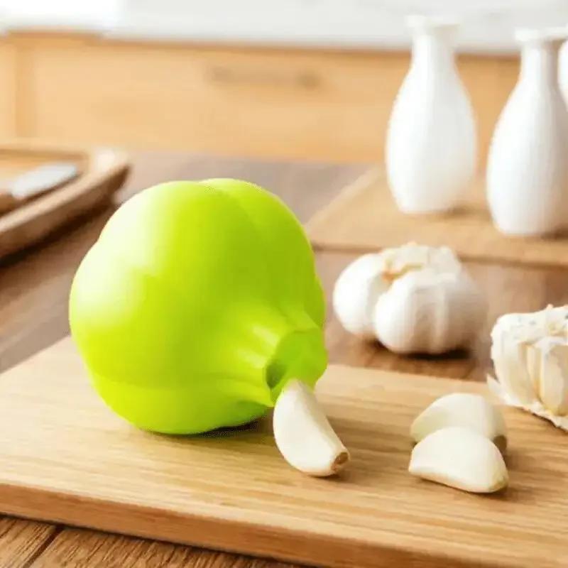 Hands-Free Silicone Garlic Peeler Edible Silica Manual Garlic Peeling Bag Rub and Peel Quickly Kitchen Vegetables Tools Gadgets