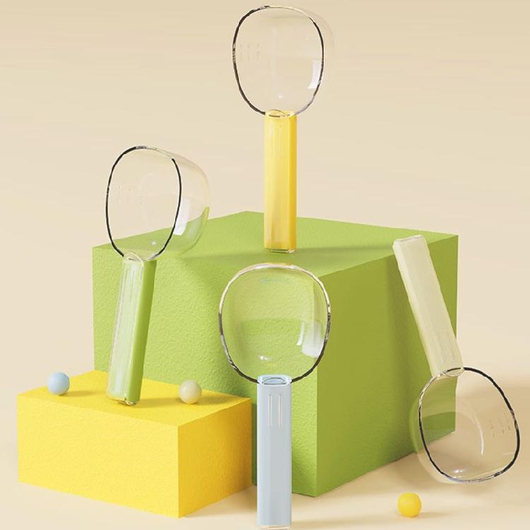 Kitchen Plastic Rice Shovel Pet Cats Dog Feeding Spoon Rice Measuring Cup with Handle Digging Noodles Spoon Enduring