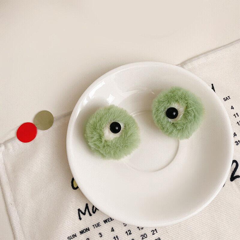 

3D мультяшная заколка для волос с животными, заколка для кошачьих ушей, плюшевый маленький коготь для волос для женщин и девочек зелёный