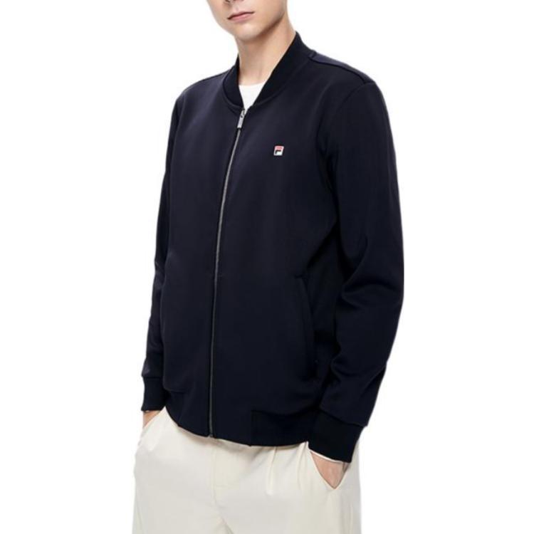 Fila Jackets Men's Legend Blue Baseball Collar Moderate Soft Shell F51M238508F-NV