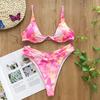 Bikini Push Up Bikini Set Costum de baie cu talie înaltă pentru femei Costum de baie Thong Biquinis