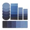 5/25x/Set Self Adhesive Jean Patches Elliptical Patches Denim-Patches Rectangular Patches for Elbow Pants Knee Repairing