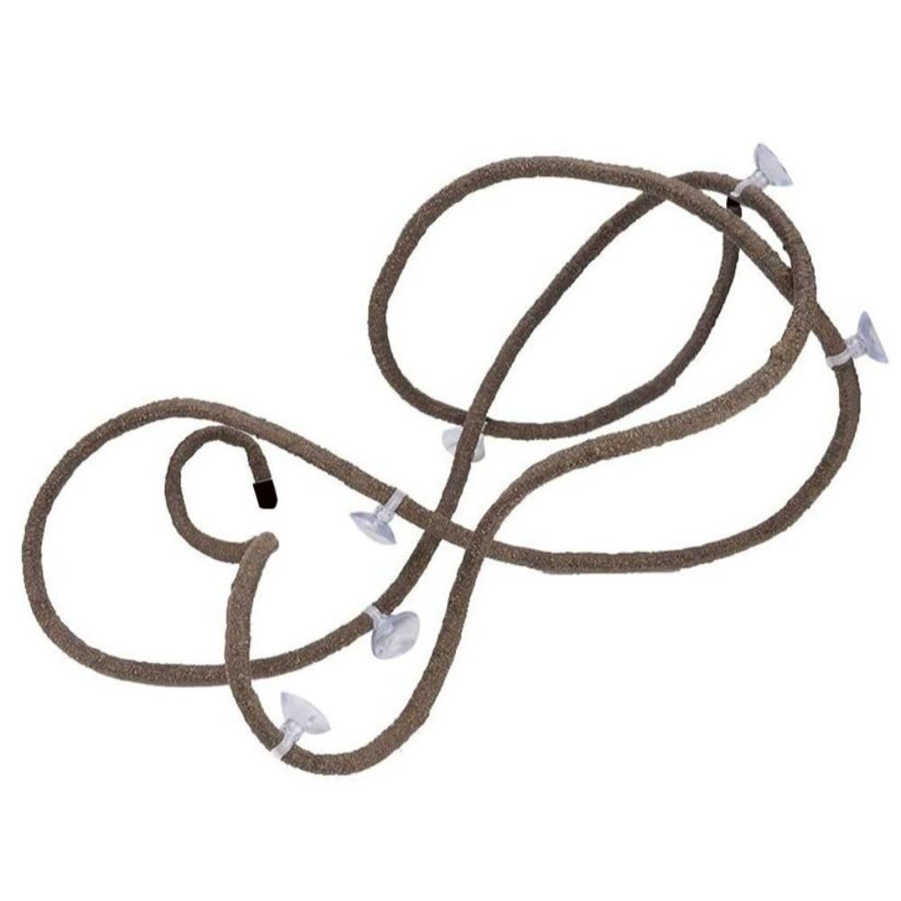 Rattan Reptile Vines Set Climbing Parts Easy To Install Reptile Habitat with Suction Cups Lizard Terrarium Decor Pet Supplies