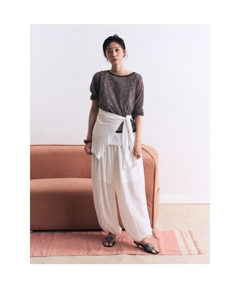 8SECONDS Rayon Harem Pants White