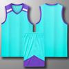 Basketball suit set Children's adult jersey Student basketball game training jersey Customized vest Quick-drying short sleeves
