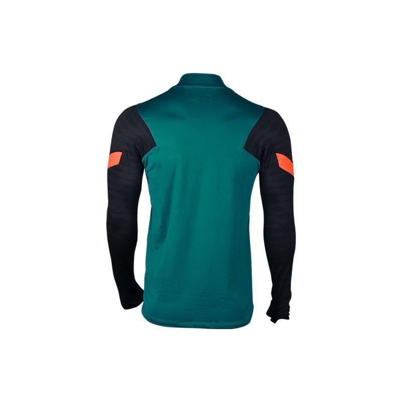 Nike Half Zip Thumbhole Training Quick Dry Long Sleeve Football Shirt 21-22 Season Chelsea Men Tops Light-Blue DC5466-472