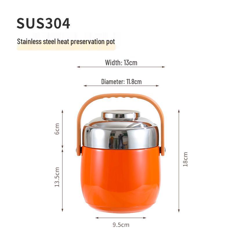 Multi-Layer Insulated Stainless Steel Bento Lunch Box