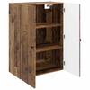 Wall Mounted Cabinet in Vintage Wood Look 66 x 34.5 x 90 cm Engineered Wood