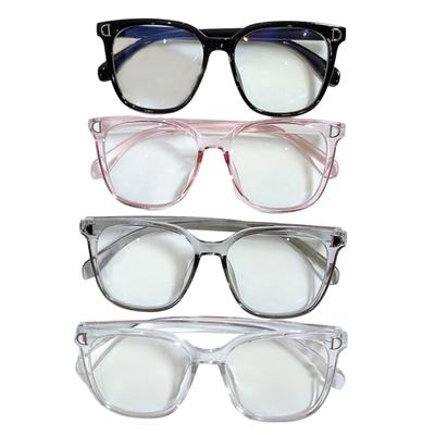 Occhiali Blocco Luce Blu Unisex Visione Chiara Montatura Grande Cerniera Robusta Lisci Trasparenti con Bordo Protezione Occhi Occhiali Occhiali Trasparenti Luce Blu