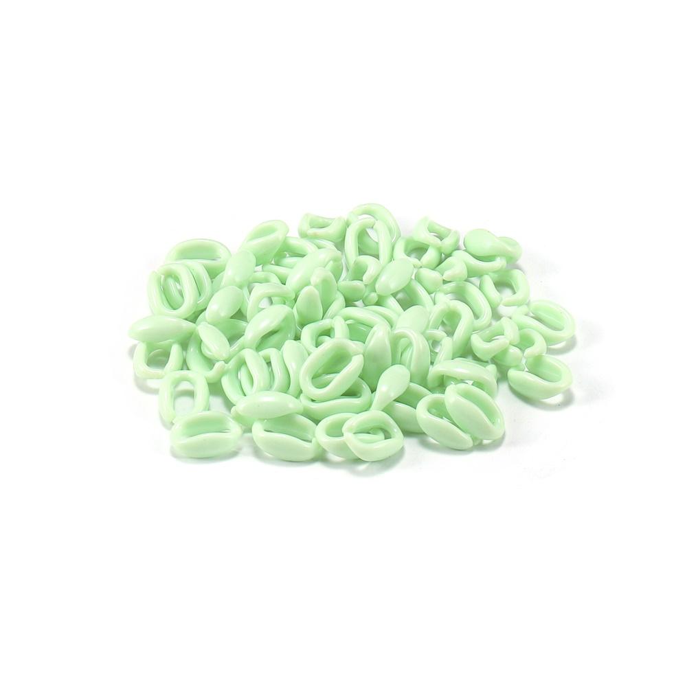 50 sztuk/partia 16*11mm kolorowe akrylowe ogniwo łańcucha naszyjnik dla naszyjnik DIY bransoletka Making plastikowe ogniwa łańcuszka tworzenia biżuterii
