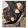 Men's Autumn Breathable Waterproof Wear-Resistant Versatile Work Safety Shoes With Thick Soles.