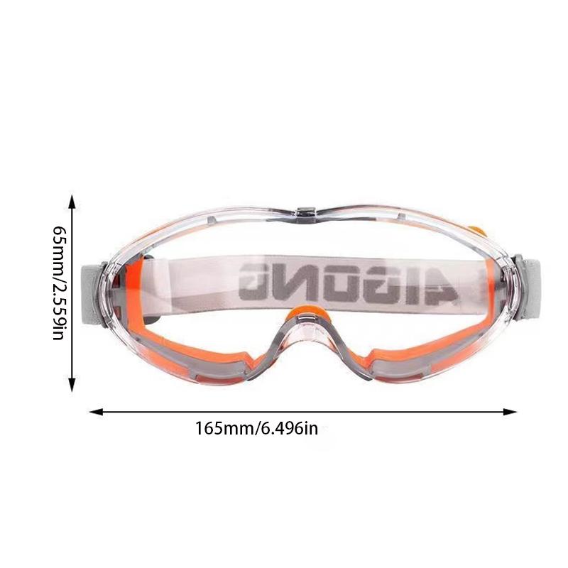 Herren Damen Mode Schutzbrille Stoßfest Klare Gläser Überbrille