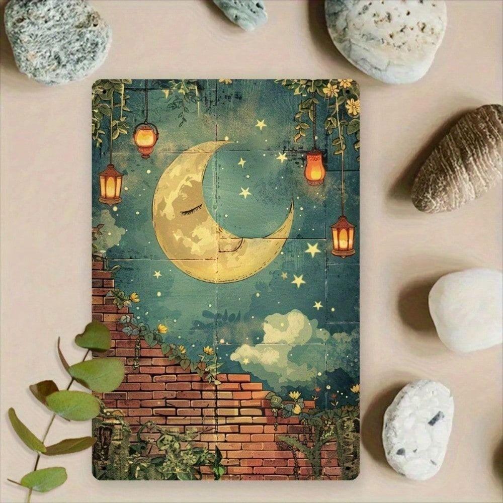 Handmade Metal Tin Plate Wall Art Home Decor 20x30cm