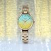 Casio SHEEN Universe Starry Sky Theme Fashion Simple and Light Hands Quartz Movement Steel Strap Japanese and Korean Watch Women's SHE-4548G-2AUPR