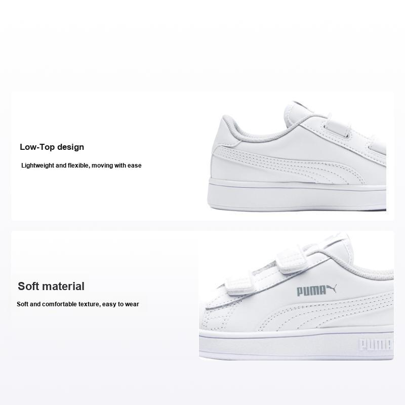 Кроссовки Puma Smash v2 Leather Little Kid Triple White Kids 365173-02 31