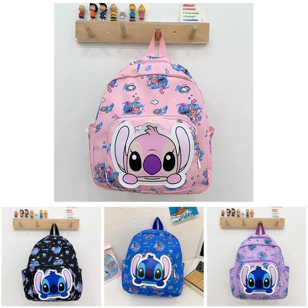 Stitch Kinderrucksack aus leichtem Nylonmaterial für Schule und Outdoor-Reisen